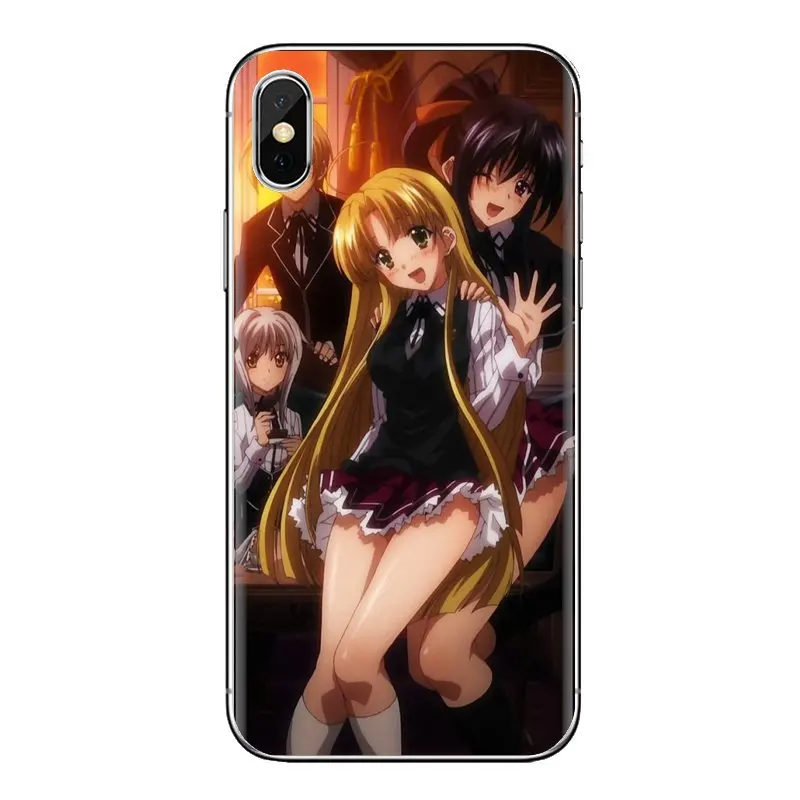 Высокая школа DXD Akeno Риас Gremory для Xiaomi Redmi 4A S2 Note 3 3S 4 4X5 6plus 7 6A Pro Pocophone F1 прозрачный