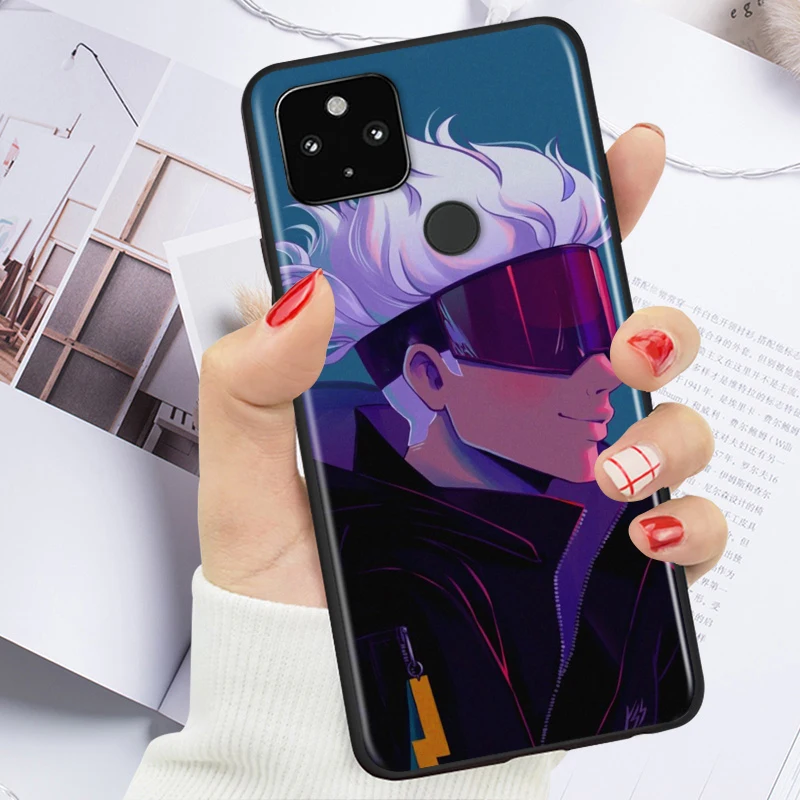

Jujutsu Kaisen Anime Shockproof Cover for Google Pixel 5 4 4A XL 5G Black Phone Case Shell Soft Fundas Coque Capa