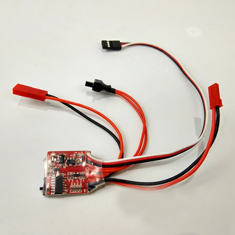 2pcs WPL 2S-20A 3S-20A Brushed Dual-way Mini ESC 7.4V 11.1V Brush Bi-directional Electronic Speed Controller w/Switch for RC Car | Игрушки и