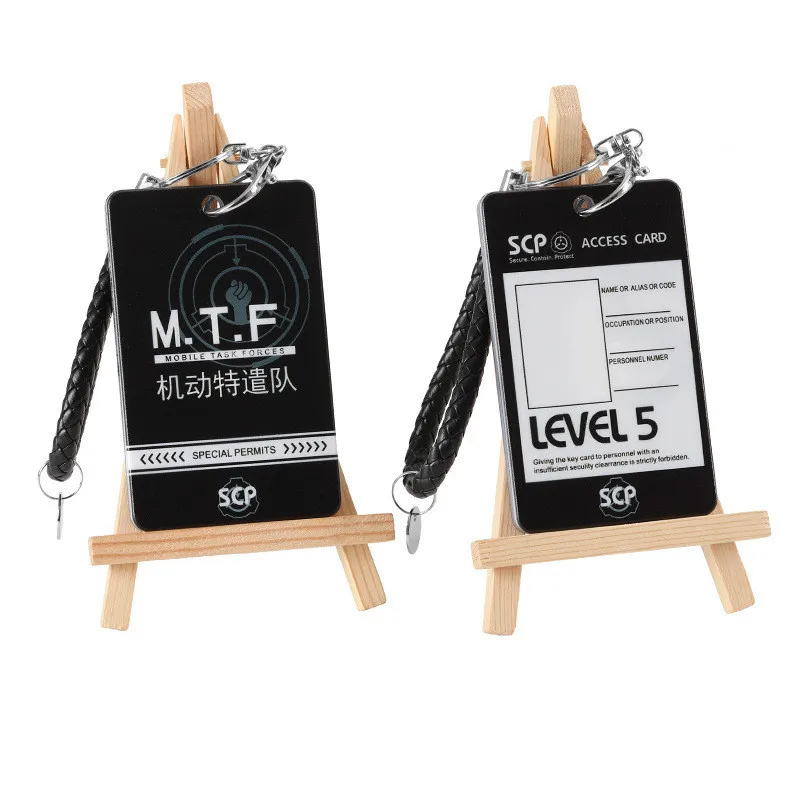 SCP Косплэй реквизит тональный крем для карт из искусственной кожи с рисунком