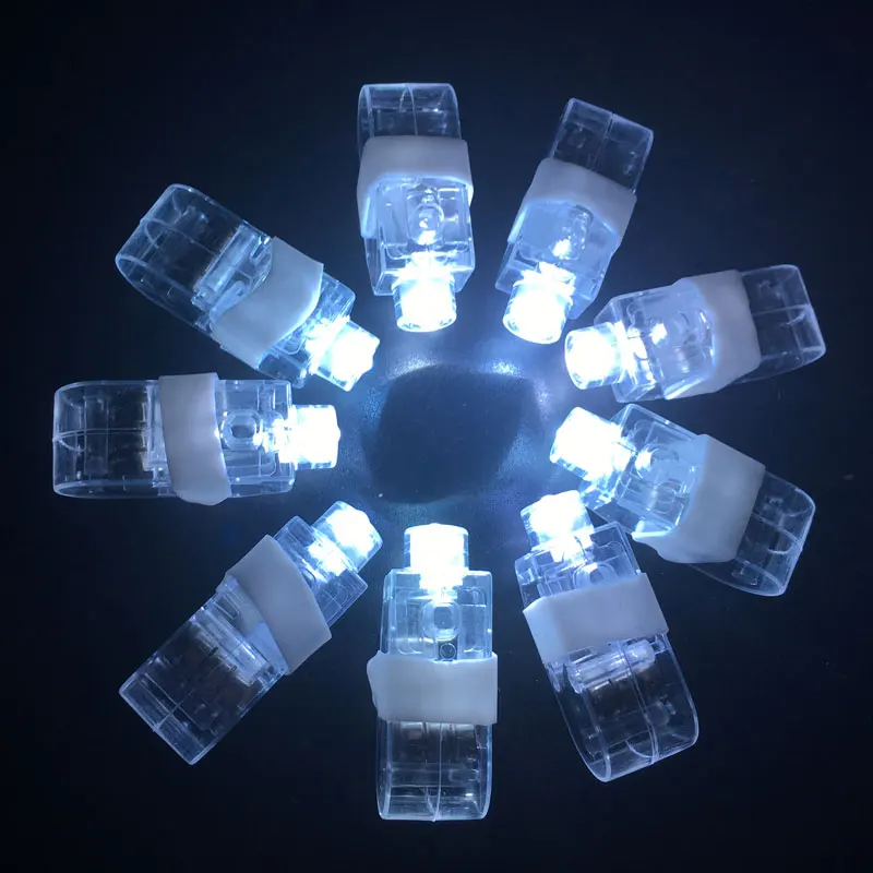 Luces LED de colores brillantes para los dedos, l&aacute;mparas de emisi&oacute;n de l&aacute;ser para celebraci&oacute;n de boda, Festival, decoraci&oacute;n de fiesta de cumplea&ntilde;os para ni&ntilde;os, 50 unids/lote-2