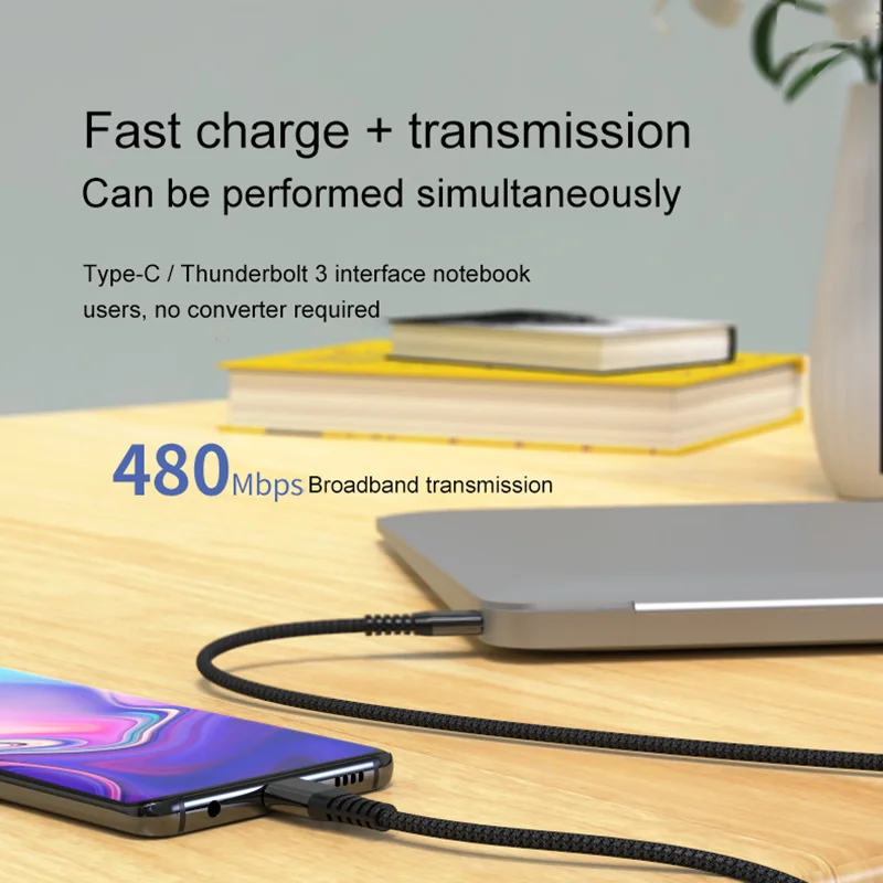60 Вт USB Type C PD кабель для Macbook Pro быстрой зарядки и передачи данных Samsung S10 S9 Note 8 9 |