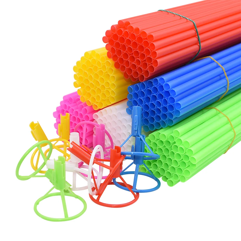 40 см воздушный шар палочки держатель воздушных шаров с чашкой из фольги стержни