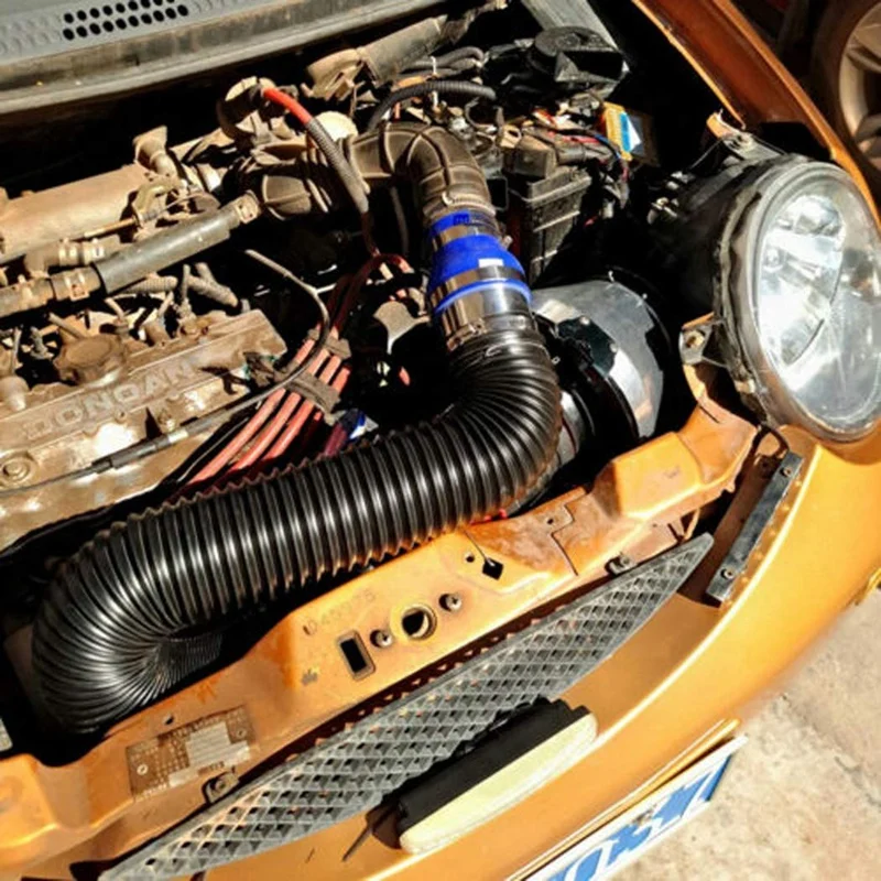 Воздуховод шланг 2 5 дюймов 6 м автомобильный холодный воздух турбо впускной трубы