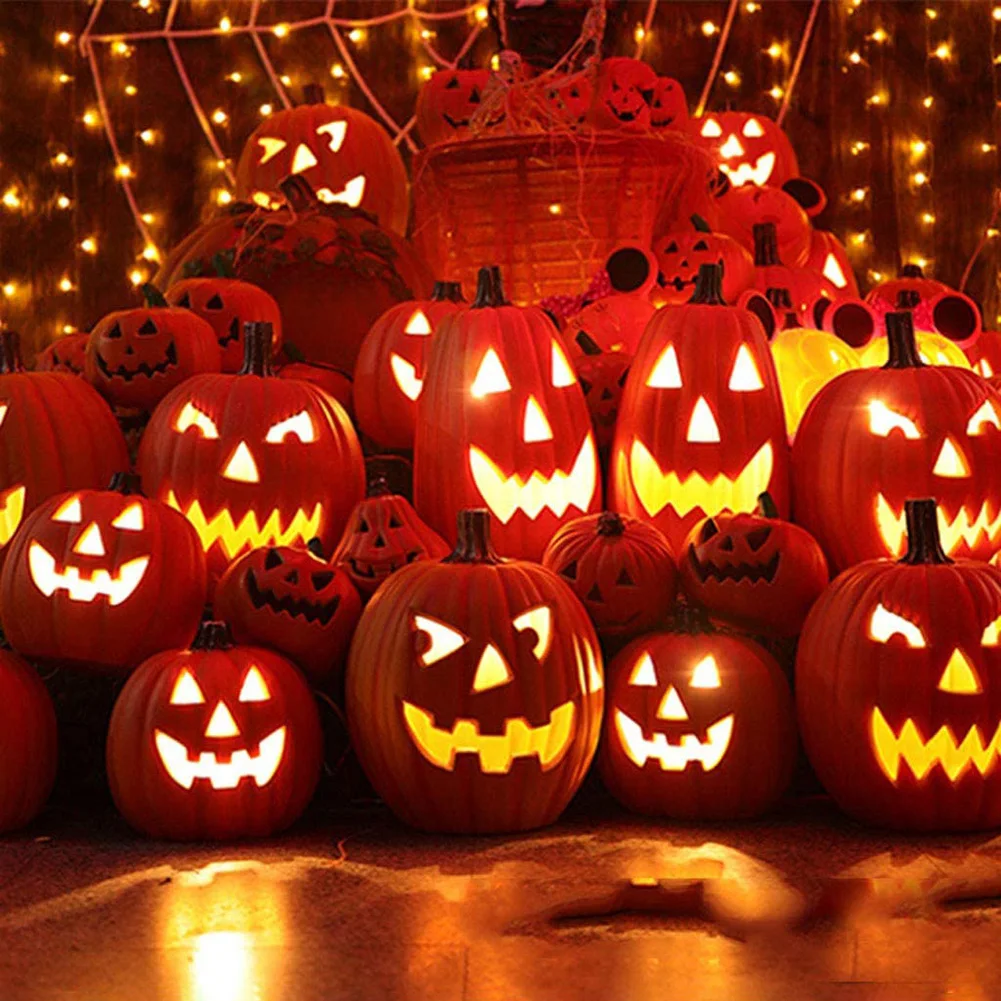 

Talking Pumpkin Night Light Lamp Party Decor LED Toy Halloween Home Smart LED Easy Installation Indoor Lamp