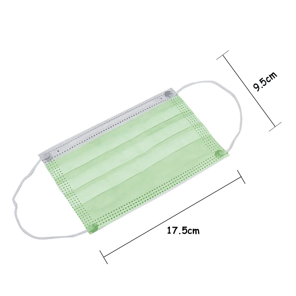 

50pcs Adult Disposable Man Woman Face Masks Face Disposable Mouth Mask Anti-dust Breathable Mascarillas Mascherine Masker #t3m
