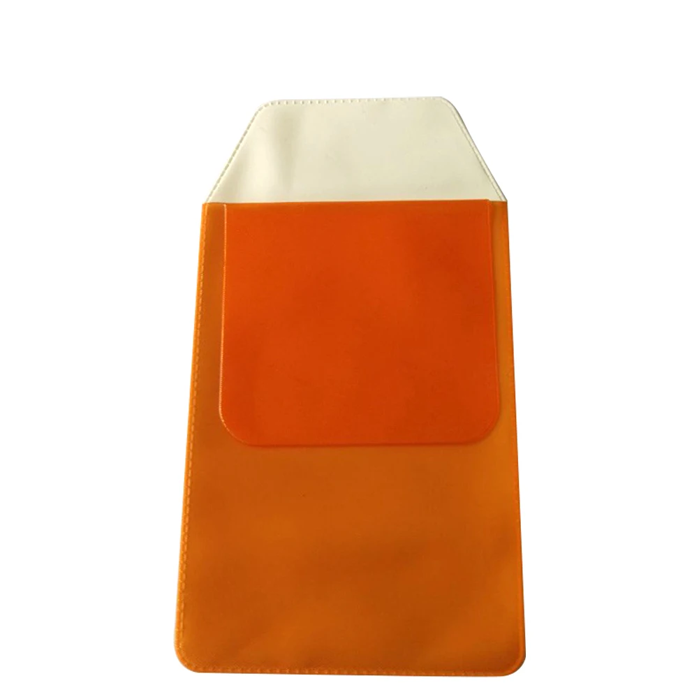 

10pcs Solid Pen Bag Sleeve Accessories Holder PVC Pencil Case Leakproof Durable Office Hospital Thick Pocket Protector Portable