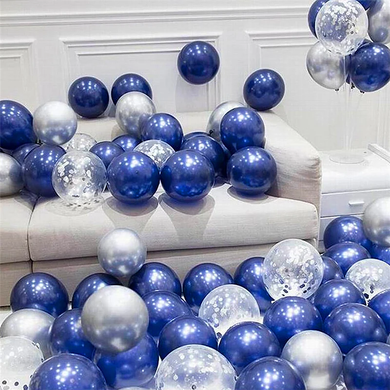 Новый цвет 15 шт. 12 дюймов чернильно-синий фотошар украшение для свадьбы дня