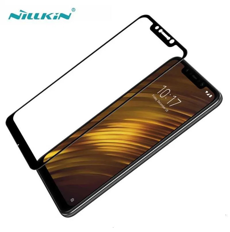 NILLKIN чехол CP+ Закаленное стекло пленка для xiaomi POCOPHONE F1 полное покрытие стекло протектор экрана для xiaomi POCO F1