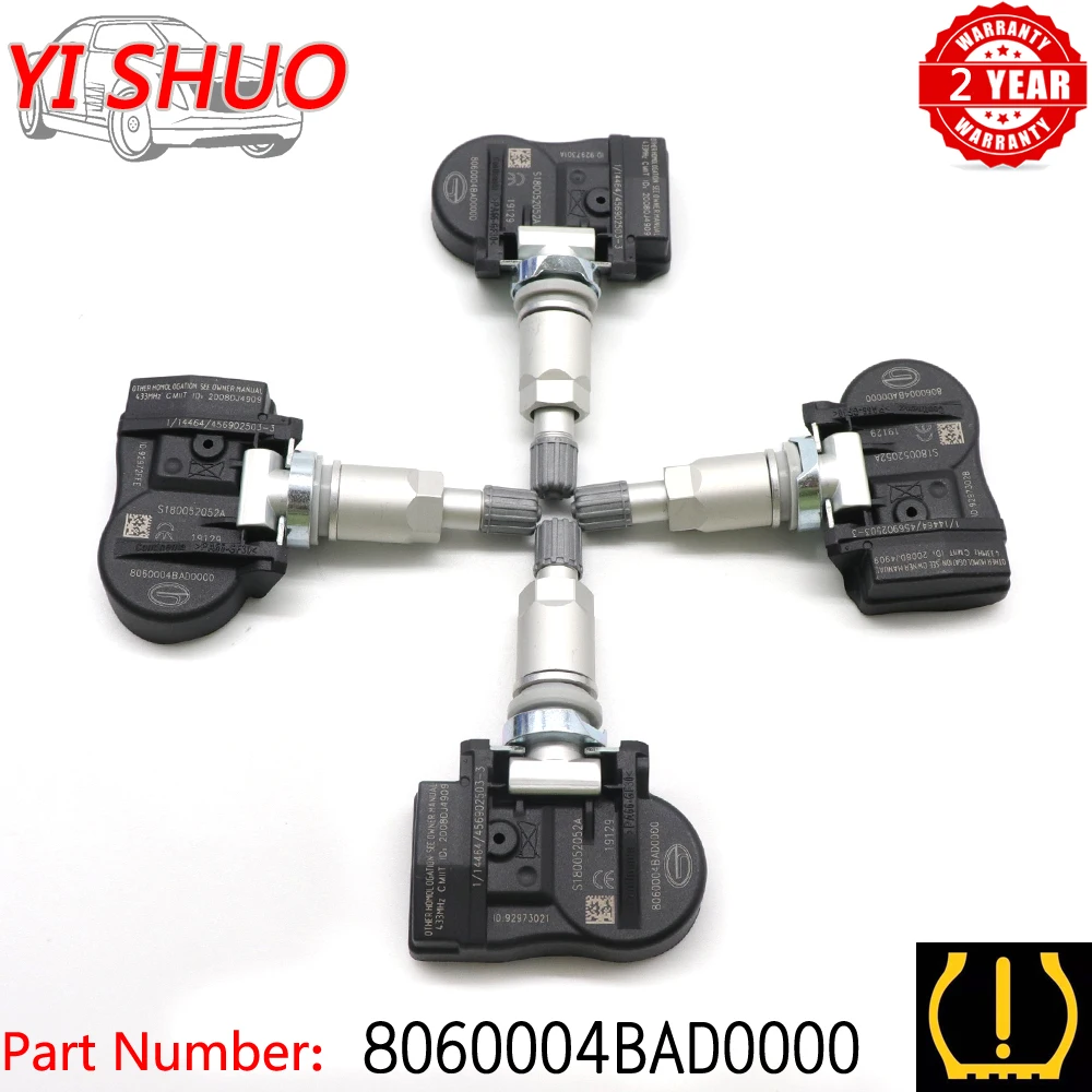 

Автомобильный датчик давления в шинах 8060004BAD0000 TPMS, системы контроля давления в шинах для Trumpchi GA3 S GA6 GA8 GS4 GS5 Super 433 МГц