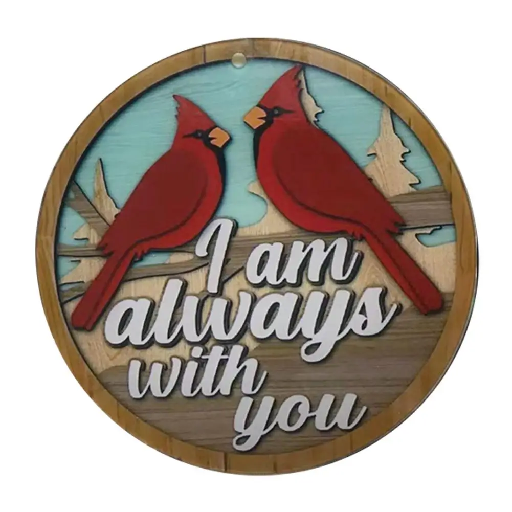 

Cardinals Birds Stained Window Wall Ornament Wall Decor Hanging Layout Home Decor Wedding Room Decoration Hanging Ornament