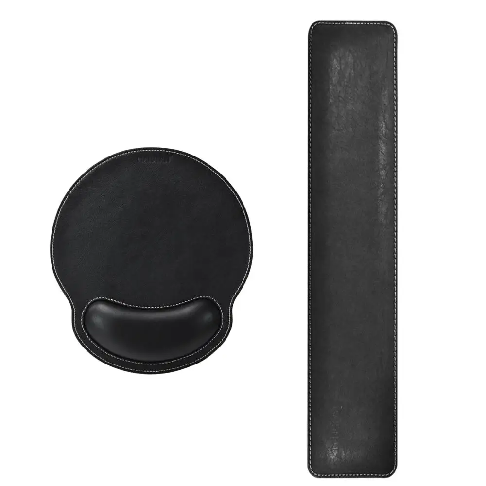 Эргономичная опора для запястья и подставка под запястье с клавиатурой, набор из резиновой резины, Встроенная Мягкая пена с эффектом памяти для офиса