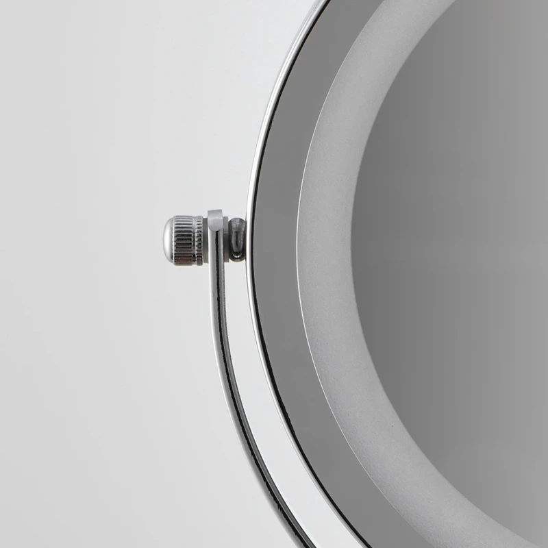 

Makeup Vanity Mirror with LED Lights 7 Inch Double Sided Magnification Contact Control 360 degreeRotation Mirror