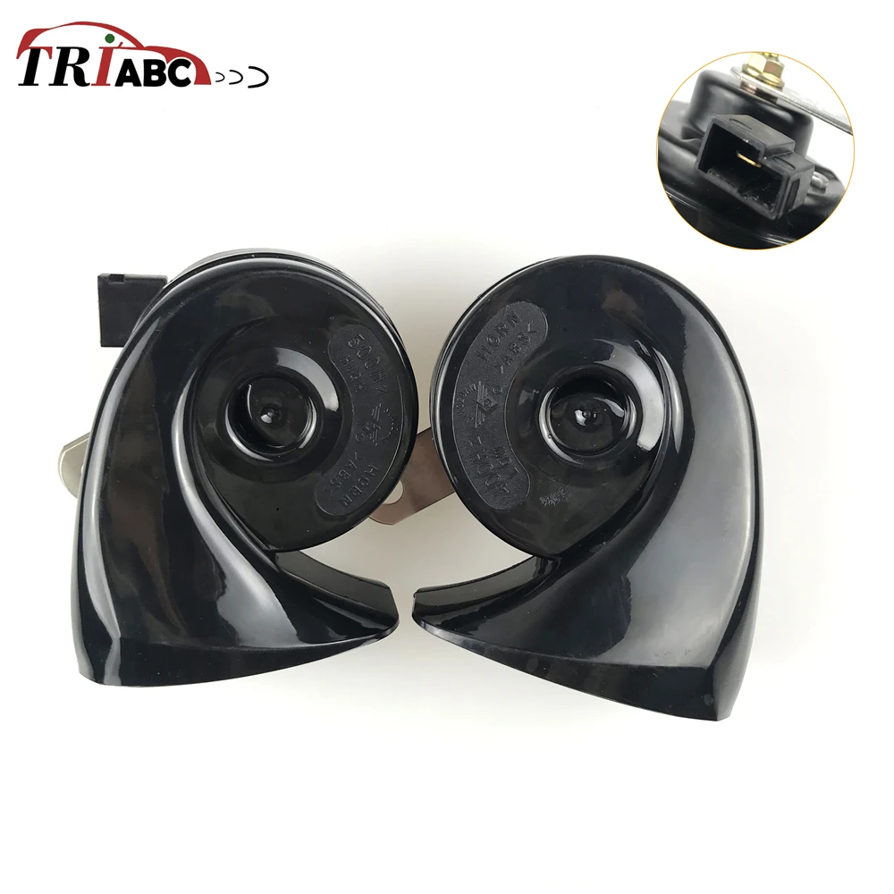 

2PCS Loud Car Klaxon Horn For Yaris Levin Camry Highlander Vios Corolla Prius Reiz Crown RAV4 Prado 105-115DB With Original Plug