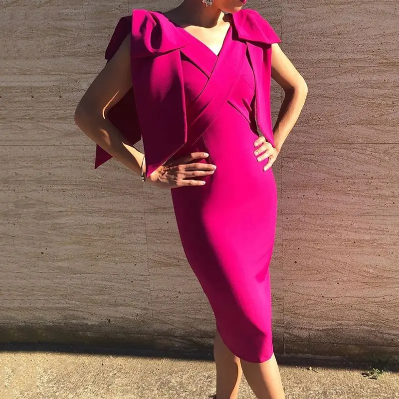 Красное Облегающее Платье с открытой спиной женское облегающее платье-карандаш