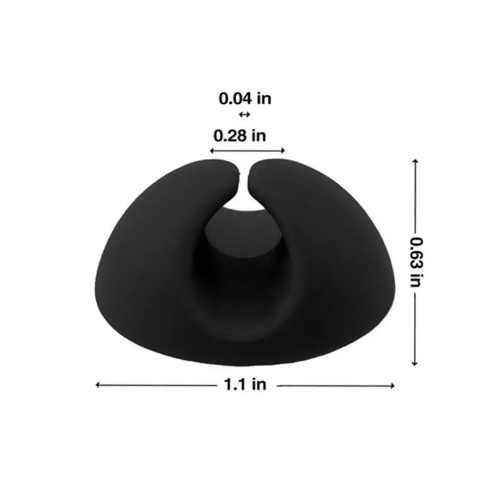10/20 шт. зажимы для кабеля органайзер устройство хранения проводов на рабочем