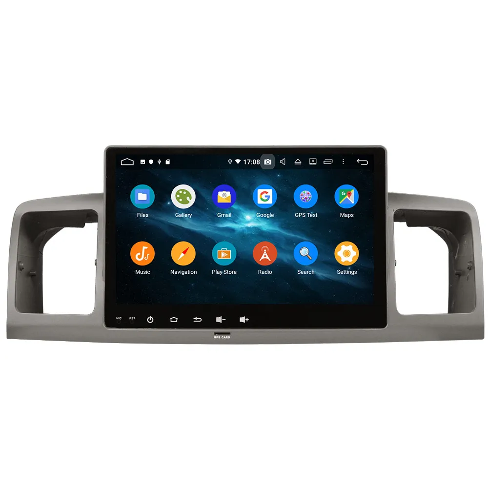 Android 2001 DSP автомобильный радиоприемник с навигацией GPS плеер для Toyota Corolla