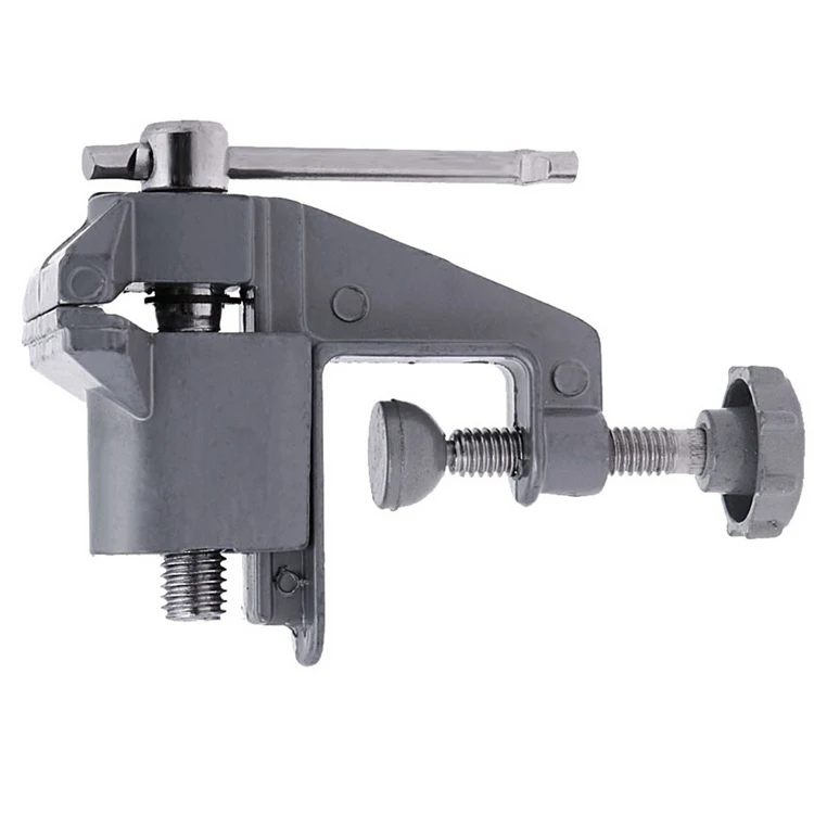 Алюминиевые миниатюрные тиски настольные из сплава универсальные с зажимом