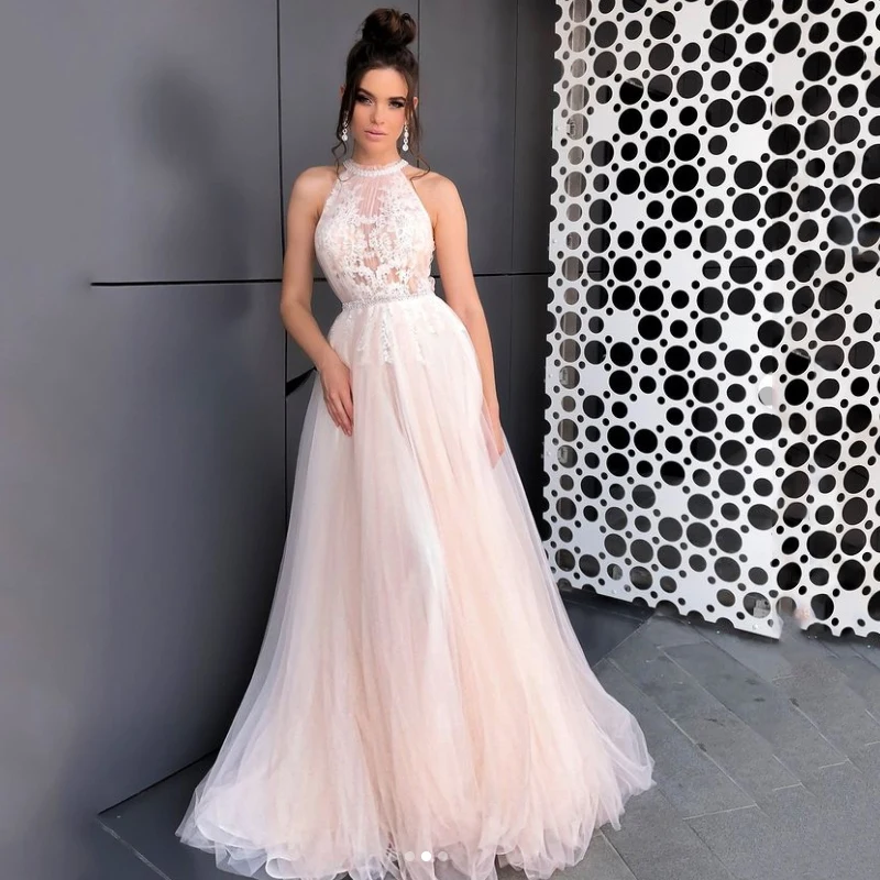 

Eightree Vintage Wedding Dress Pleated Lace Wedding Gowns 2021 Beads A Line Boho Bridal Dresses Women Vestido de Noiva Applique