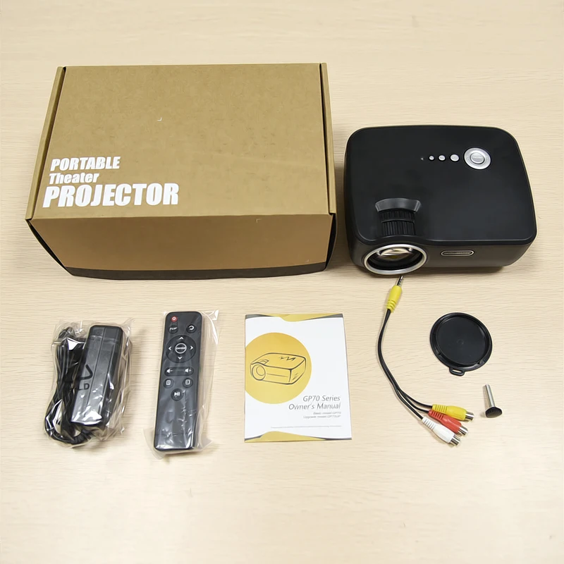 Новый мини портативный G90 проектор Full HD для домашних кинотеатров LED телевизоров