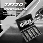 ЗецзоУстройство для удаления поврежденных винтов, комплект направляющих для извлечения поврежденных винтов, для быстрого и легкого извлечения сломанных болтов