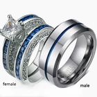 Модное очаровательное высококачественное металлическое мужское кольцо заполненное белым золотом обручальное кольцо с блестящим цирконием и инкрустацией для женщин
