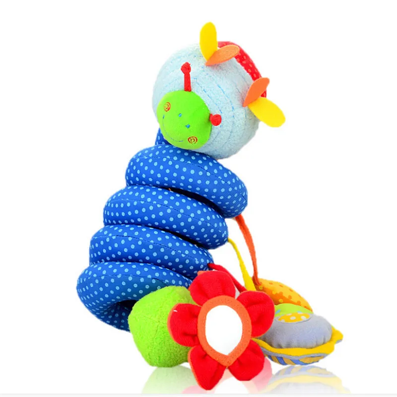 

Lovely Animal Shaped Baby Bed Crib Rattles Mobiles Soft Cotton Toys For Newborn Infant Baby Rattle Bedding Hanging Bell Pendant