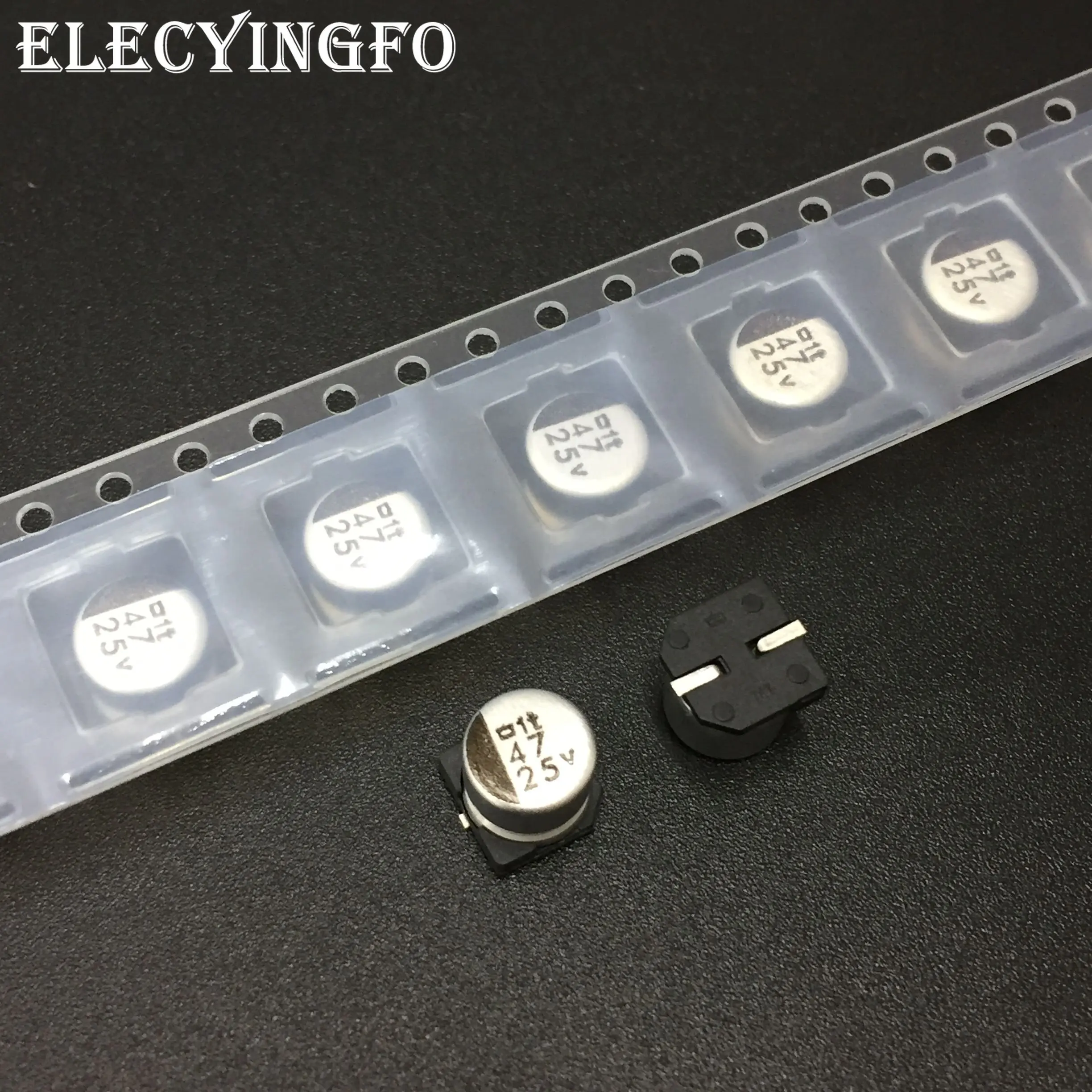 

10pcs/100pcs 47uF 25V47UF NIPPON NCC MV Series 6.3x6mm 25V47uF SMD Chip Type motherboard capacitor