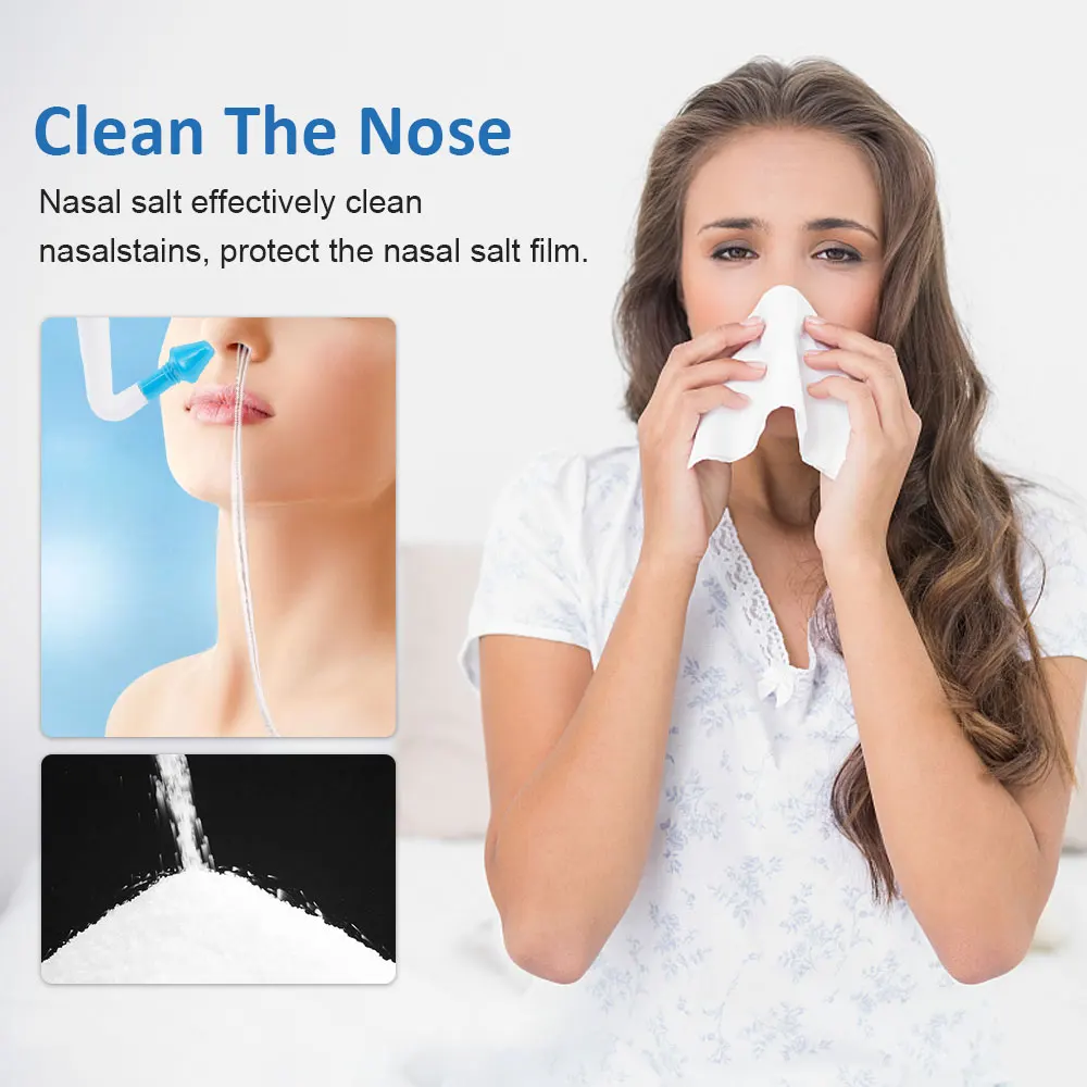 120 шт. соль для очистки носа от аллергического ринита | Красота и здоровье