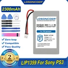 100% Оригинальный аккумулятор LOSONCOER 2300 мАч LIP1359 для Sony PS3 CECHZC2E Dualshock 3, беспроводной контроллер + Бесплатные инструменты
