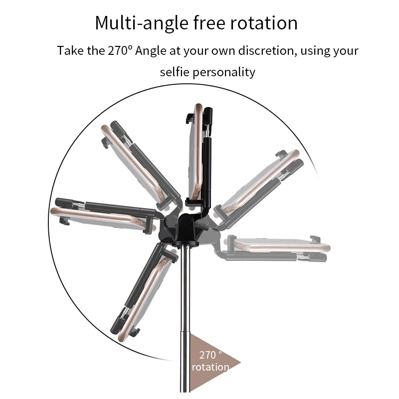 Новый 3 в 1 беспроводной Bluetooth селфи палка вращение на 270 градусов Мини штатив с