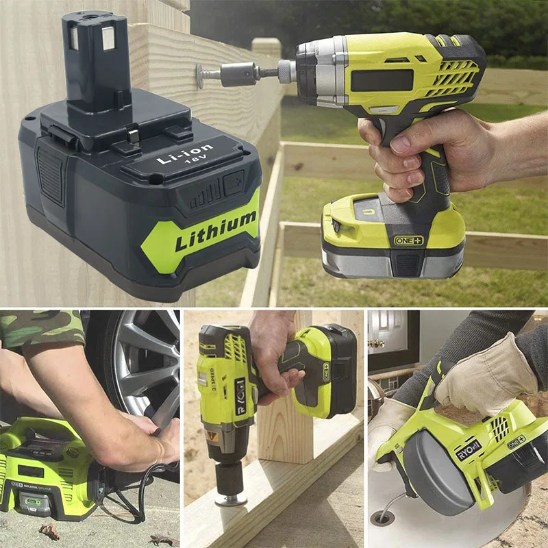 Сменная Батарея 6000 мАч 18 В литиевая для электроинструментов Ryobi ONE +