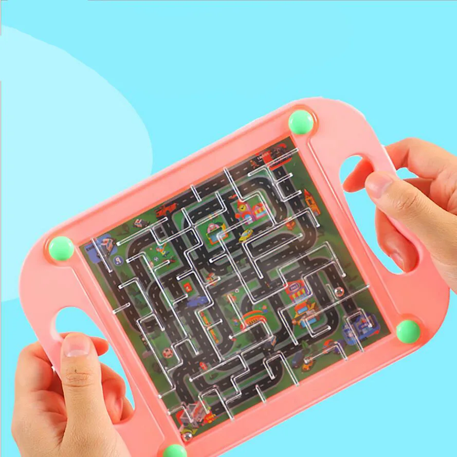 Новый стальной лабиринт головоломка игрушки мяч Забавная детская игрушка для