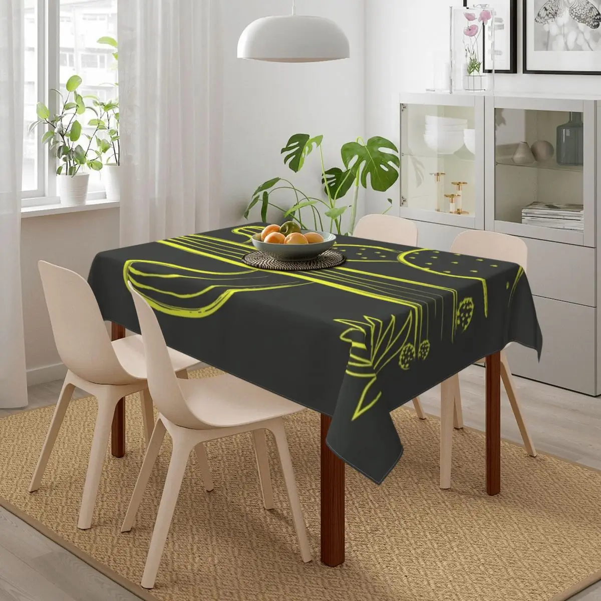 Водонепроницаемая скатерть в виде пустынного кактуса домашнее украшение