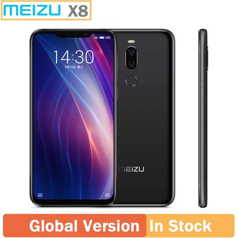 Оригинал Meizu X8 6G Snapdragon 710 отпечаток пальца 4G LTE смартфон Восьмиядерный 6 2 дюйма