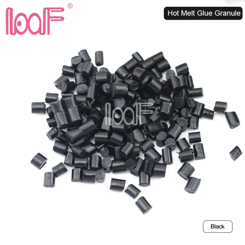 LOOF wholesale 10000g keratin granule hot melt glue grain for human hair extensions 3 colors available | Шиньоны и парики