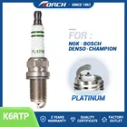 Автомобильные свечи Power фонарь, Платиновые Свечи зажигания K6RTP для Denso IK20 Brisk DR14YP для системы зажигания FR7DPP10