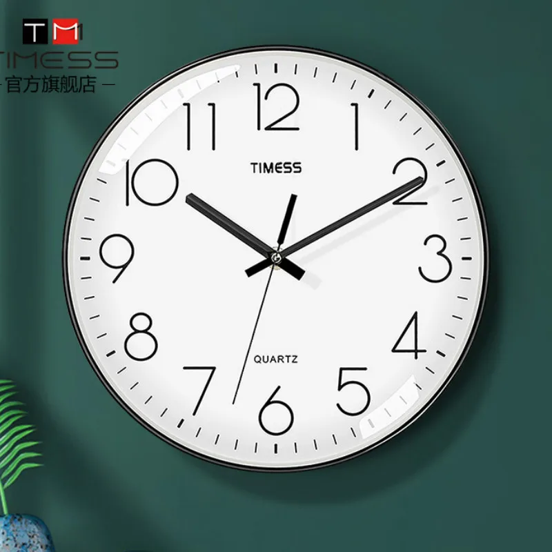 Big Wall Clock Living Room Creative Silent Led Electronic Clocks Calendar Watches Home Decor Kitchen | Дом и сад