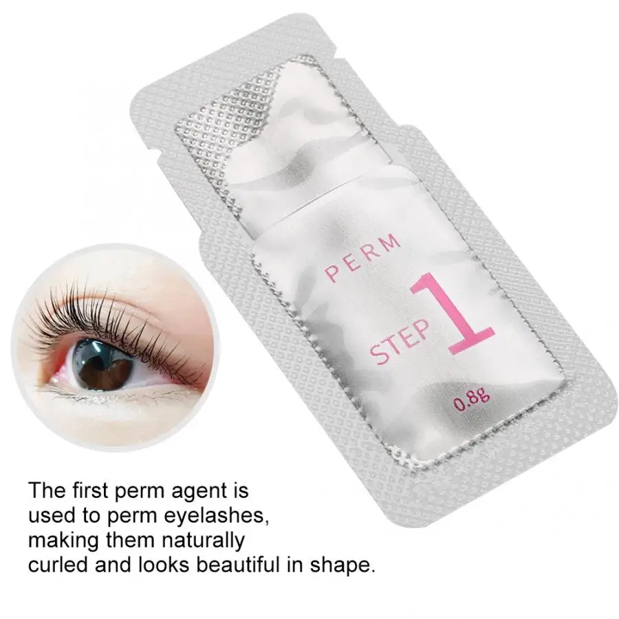 Disposable Eyelash Perming Curling Fixation Agent Kit Eyelashes lifting Tool Curler Curl Perm Makeup Beauty | Красота и здоровье