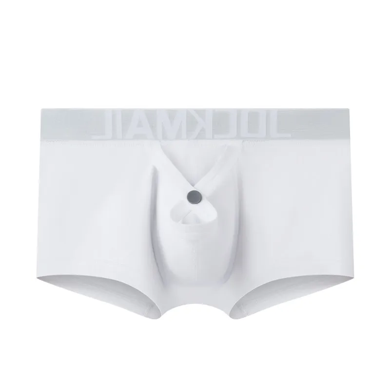 JOCKMAIL сексуальное мужское нижнее белье боксеры с карманом для пениса U-образные
