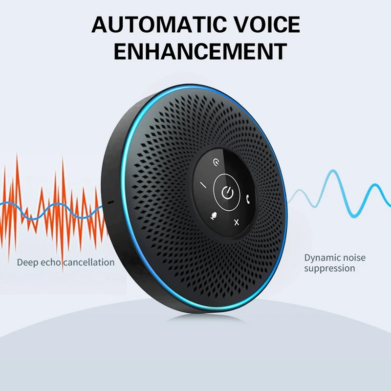 

Hi-Meet Smart Conference Speaker Wireless Audio and Video Teleconference Equipment Bluetooth Omnidirectional Microphone