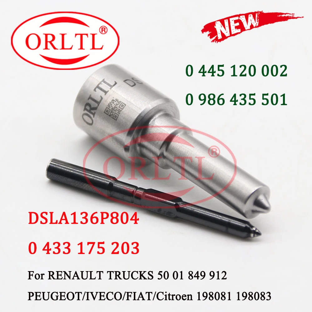 

ORLTL Injector Nozzle DSLA136P804 (0 433 175 203) And Sprayer Nozzle DSLA 136 P 804 (0433175203) For Iveco 0 445 120 002