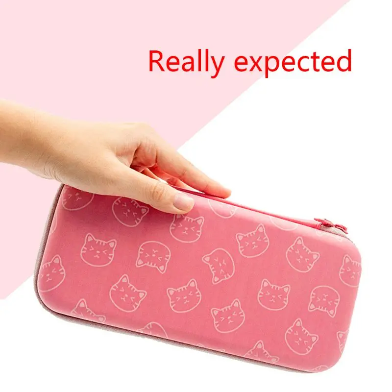 Сумка для хранения с милым рисунком кошек и когтей портативный жесткий чехол