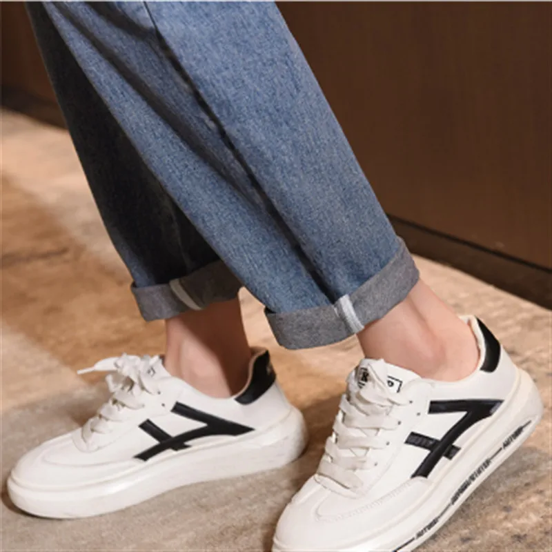 

Women's Jeans Spring Autumn New Loose Casual Korean Style Elastic High Waist Comfortable Fashionable All-match Lady Harem Pants
