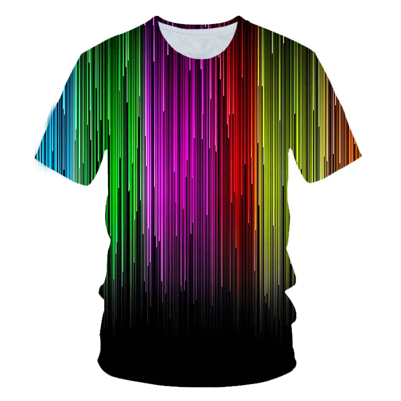 

2021 Summer New 3D PrintT-Shirt Printed Animal Fox Children TShirts Boys And Girls High Quality Cute Color Casual Short Sleeves