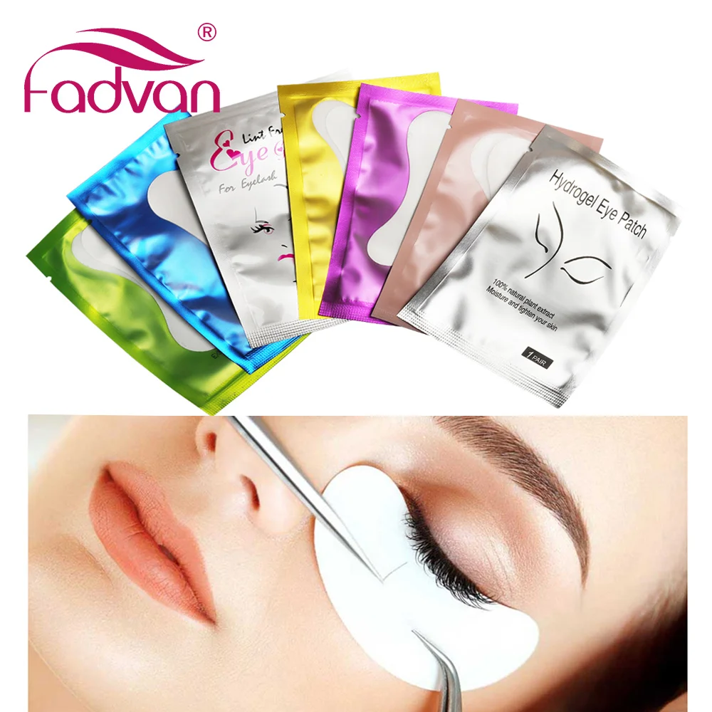 

Fadvan 100 Pairs Under Eye Pads Makeup Lashes Building Patches Fake Eyelash Extension Lint-free Patches Eye Tips Sticker Wraps