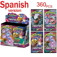 2021 newest pokemon 360 pcsset cards toys spanish trading card game sword shield collection box card energy trainer tag team