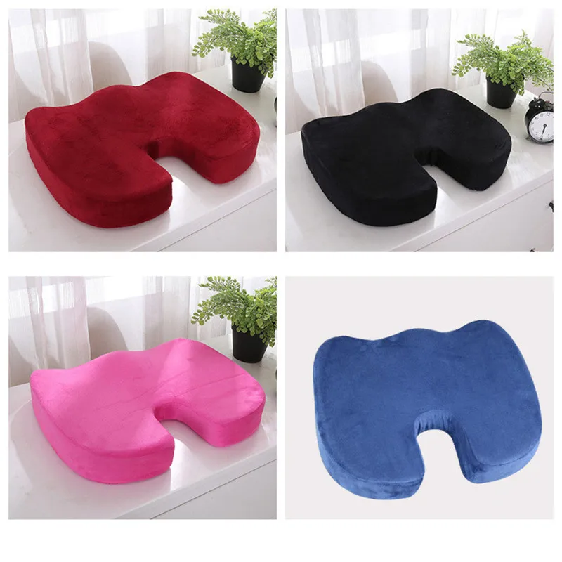

Breathable Seat Cushion Coccyx Orthopedic Memory Foam U Seat Massage Chair Cushion Pad Car U-Shape Seat Cushion