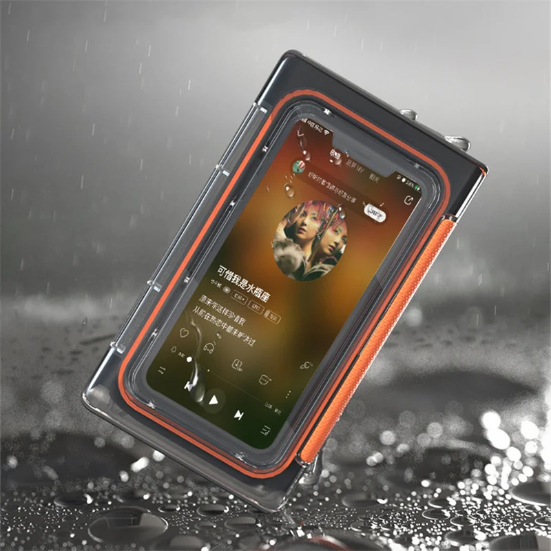 mobile phone bathroom waterproof bracket phone case wall mounted full coverage phone case touch screen phone case shower seal free global shipping