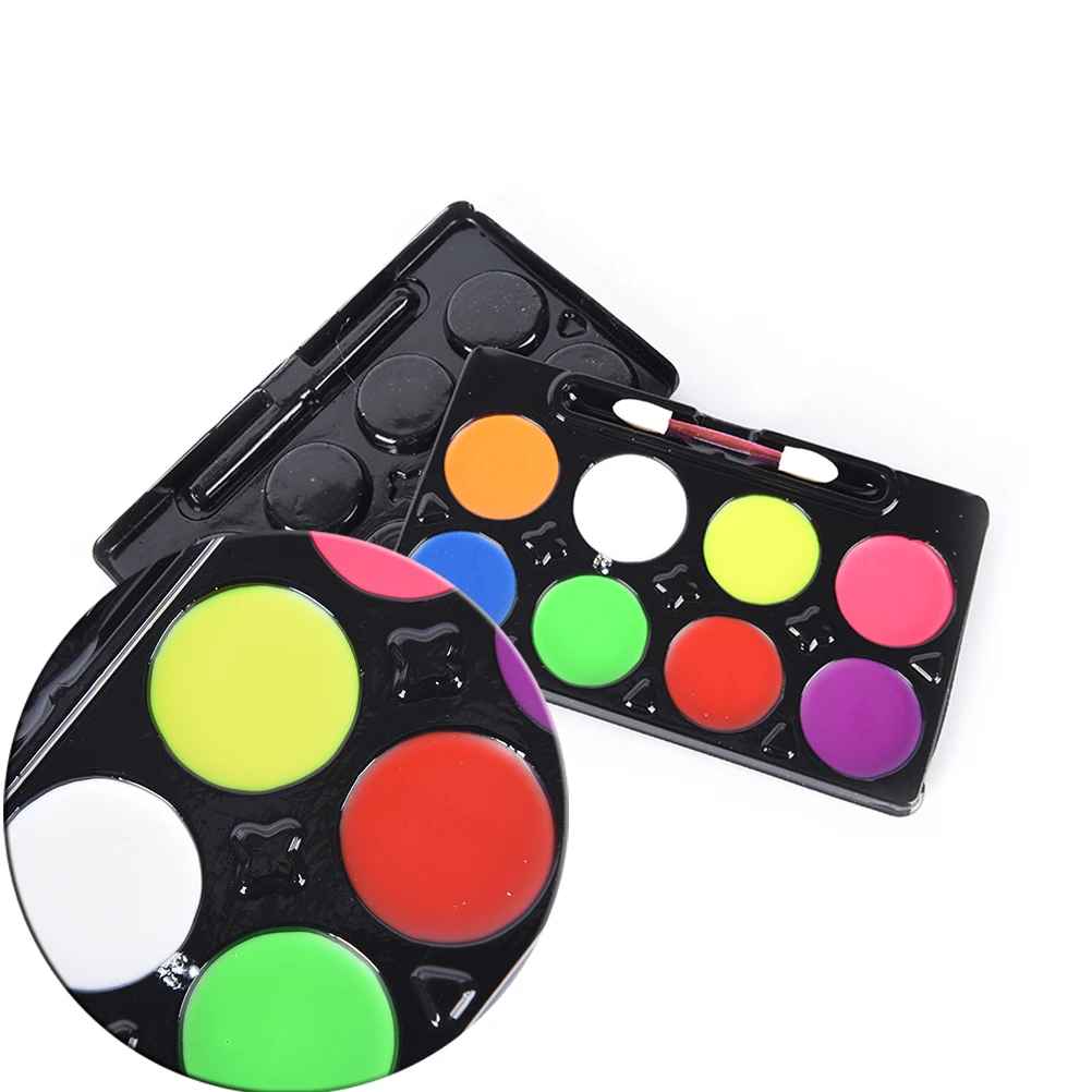 5/6/8 цветов тела макияж нетоксичный воды Краски для крем лица ing комплект с щеткой